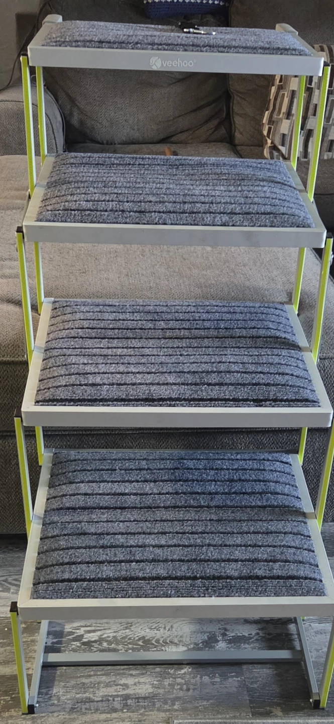 Veehoo 4-Step Pet Stairs extra wide - photo 2
