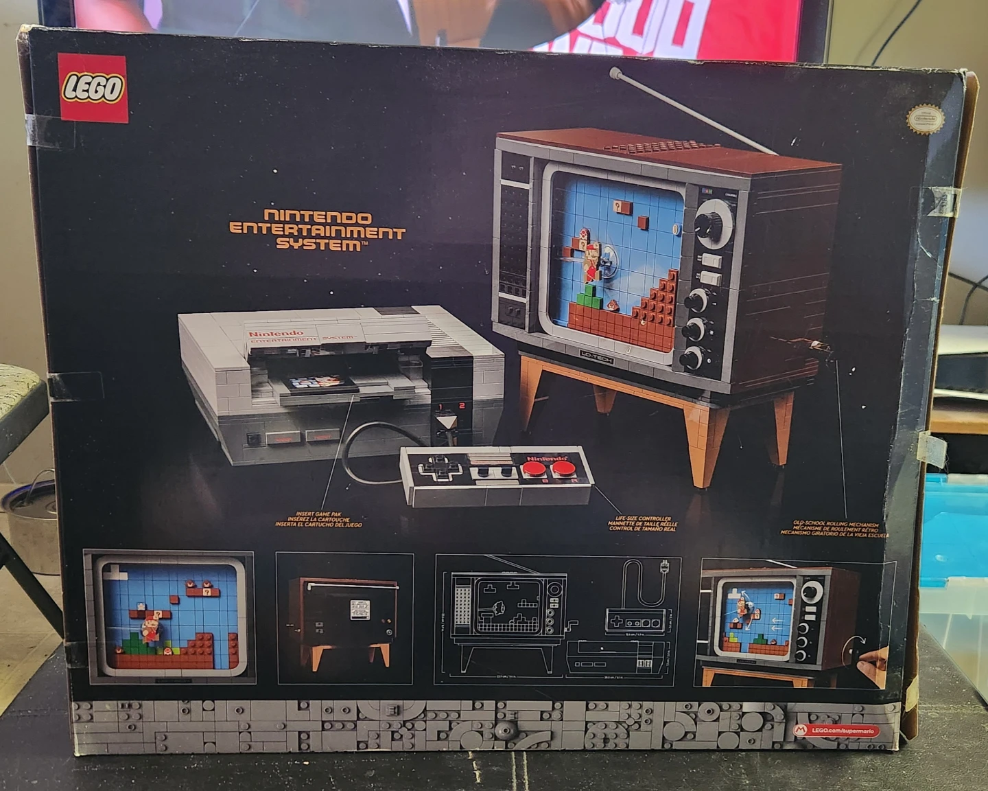 LEGO 71374 Super Mario Bros NES Brand NEW Sealed, Retired Set - photo 2
