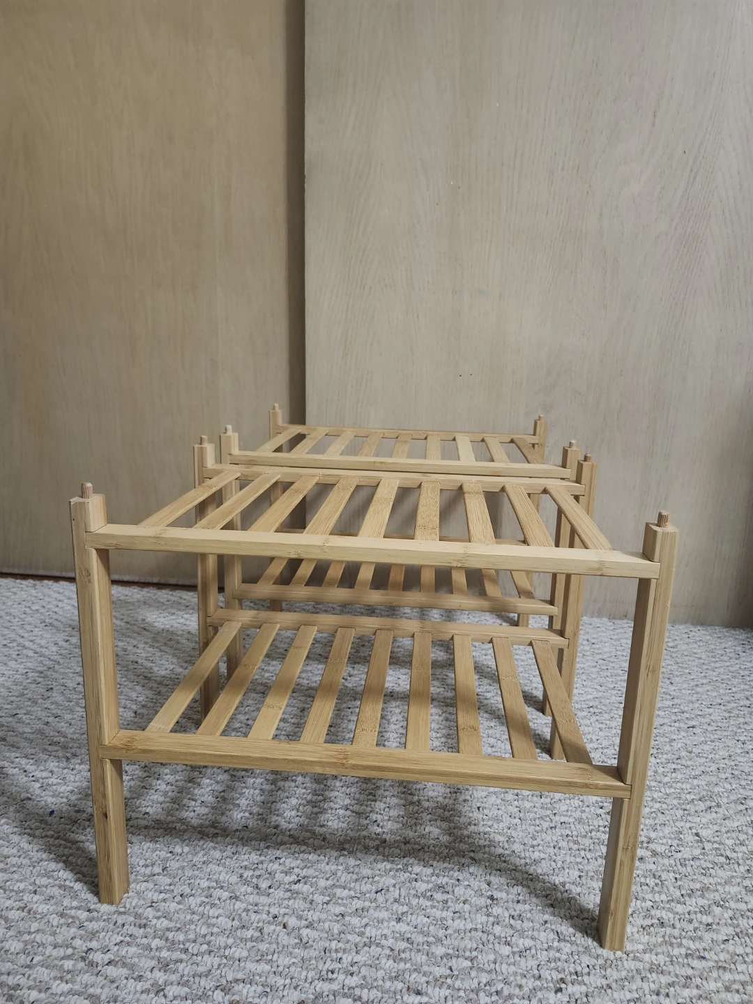 Natural 2 Tier Shelf Unit