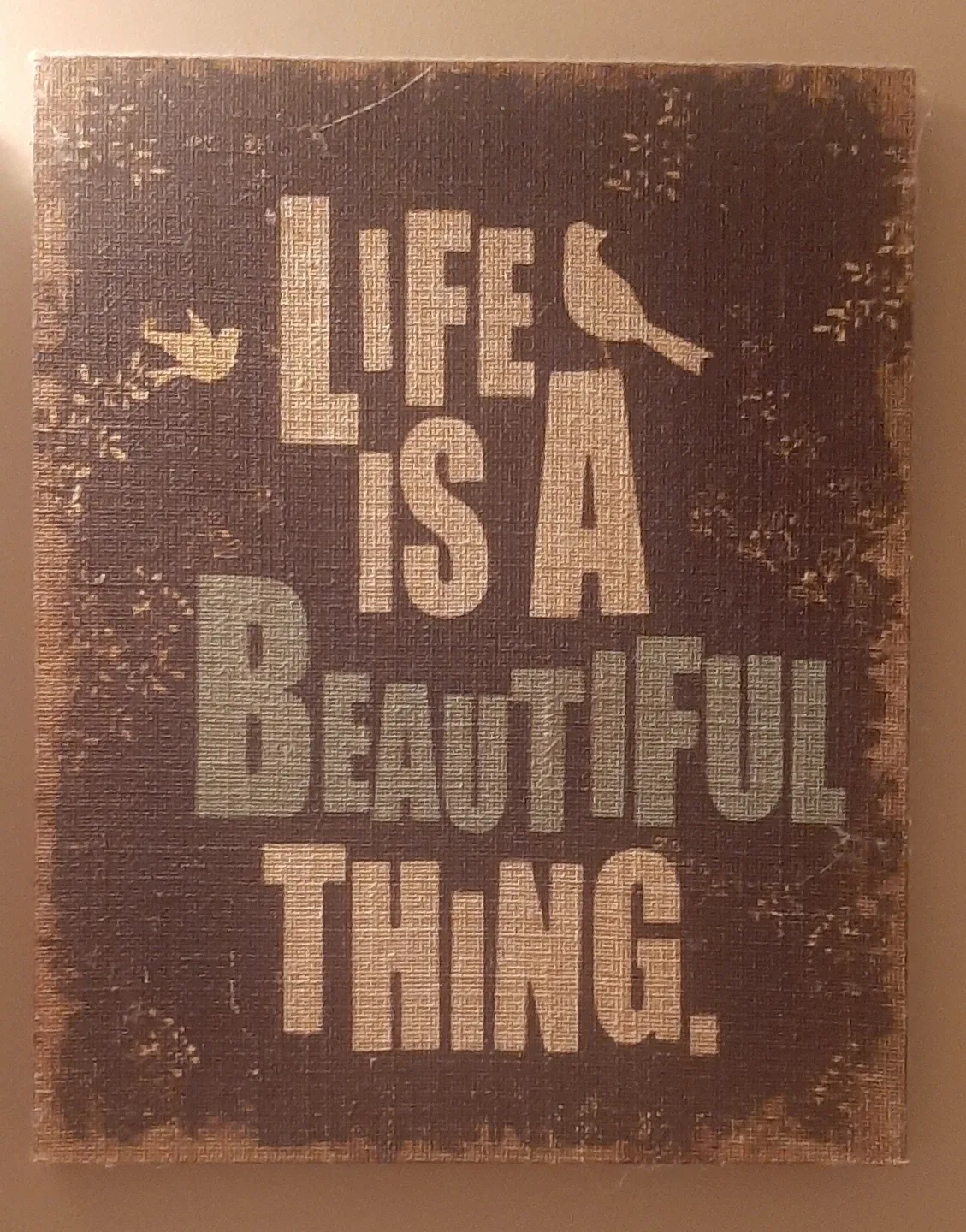 Life Is A Beautiful Thing Canvas Wall Art