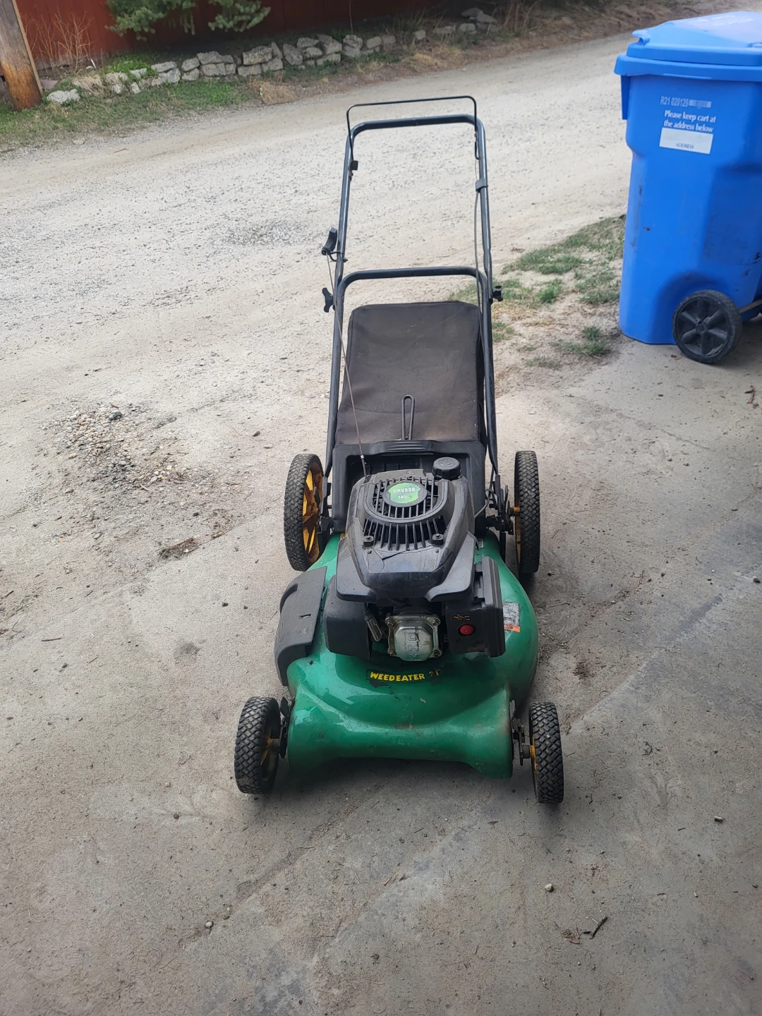 WEEDEATER Push Mower 140cc OHV550 - photo 2