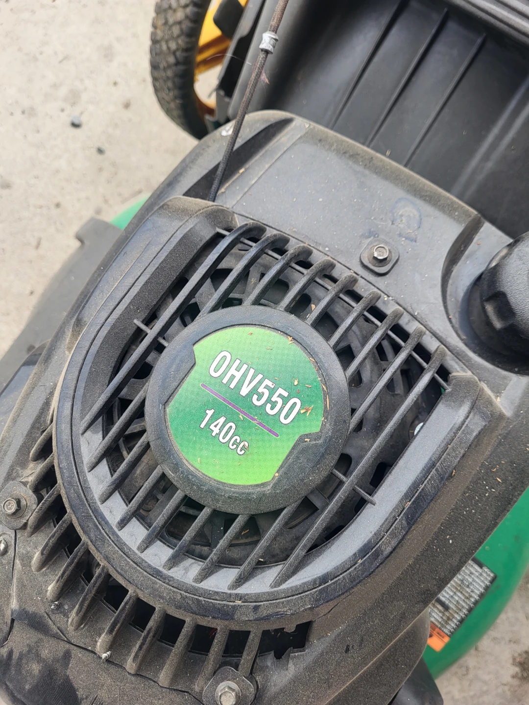 WEEDEATER Push Mower 140cc OHV550 - photo 4
