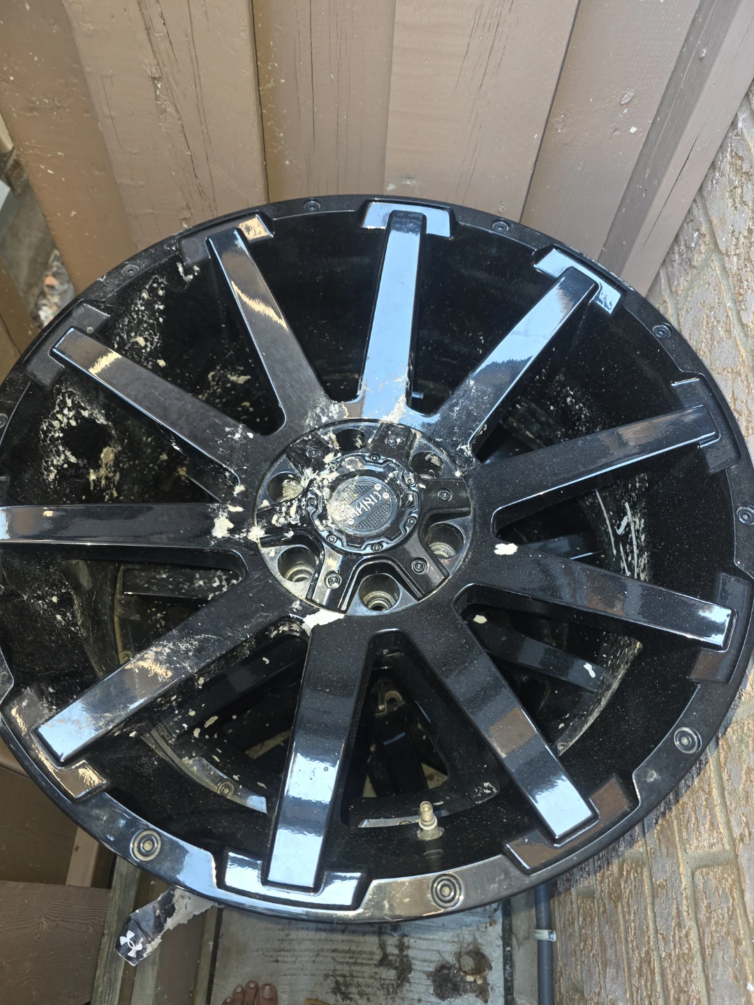 Black 20 inch Aftermarket Rims