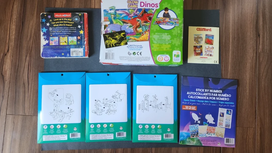 Assorted - Glow in the Dark Puzzle, Craft Actitives, and Books. - photo 2