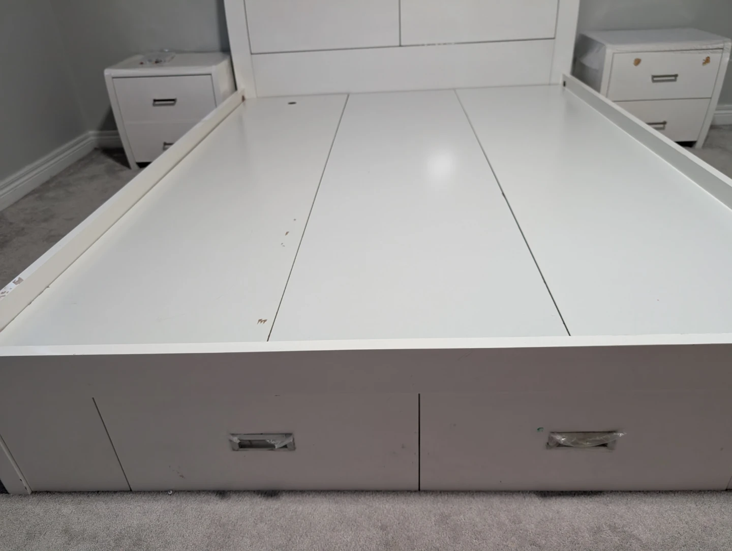 White Dresser with Mirror - photo 3