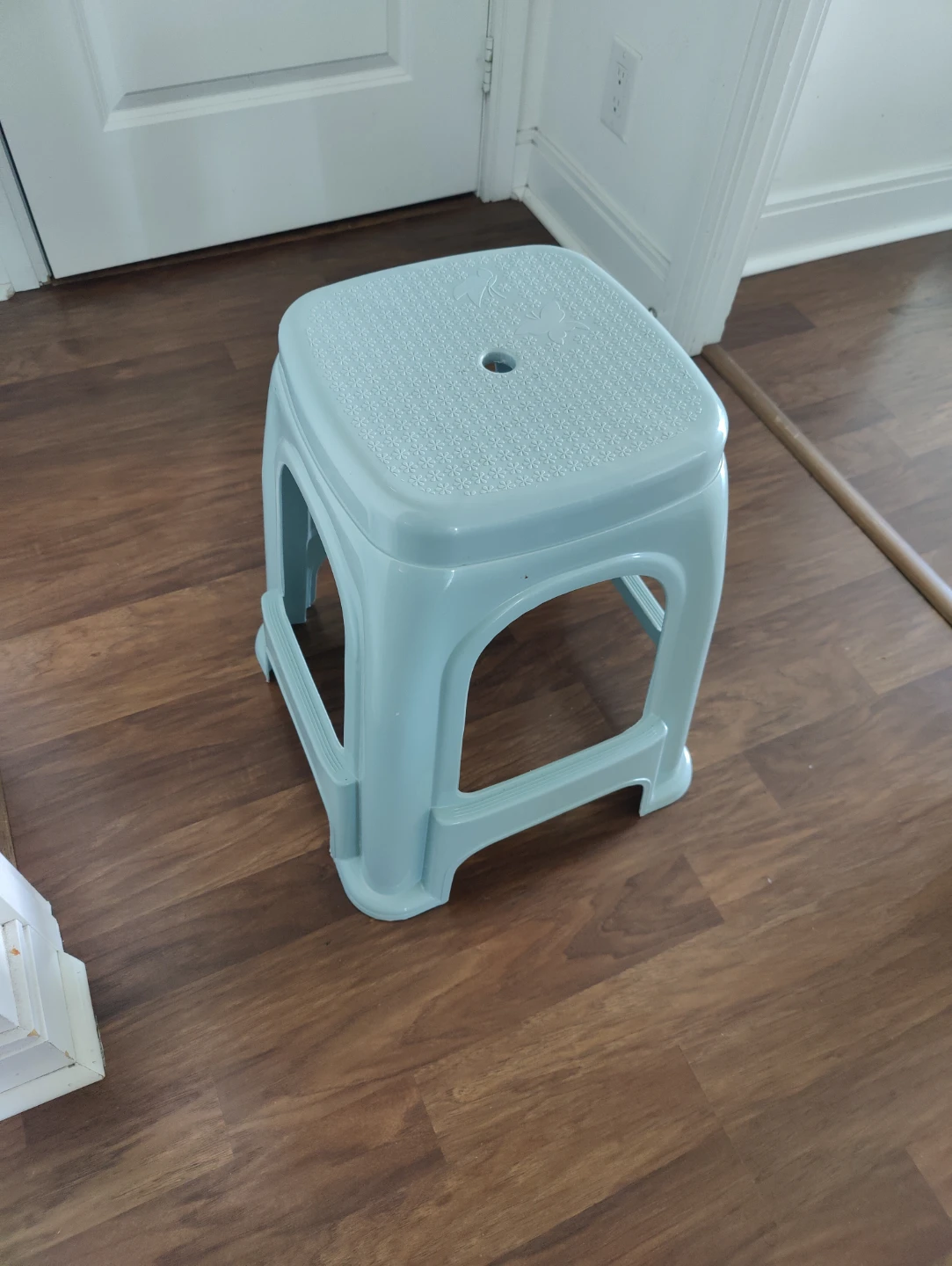 Light Blue Plastic Step Stool