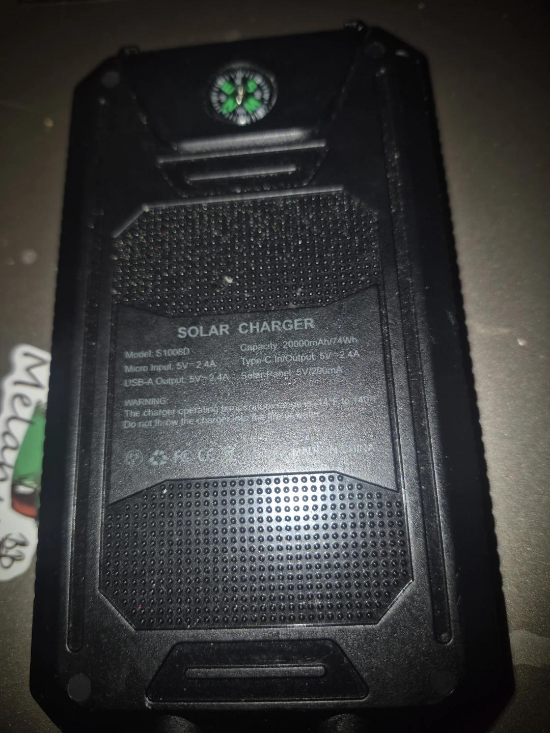 Solar Charger Power Bank 20000mAh