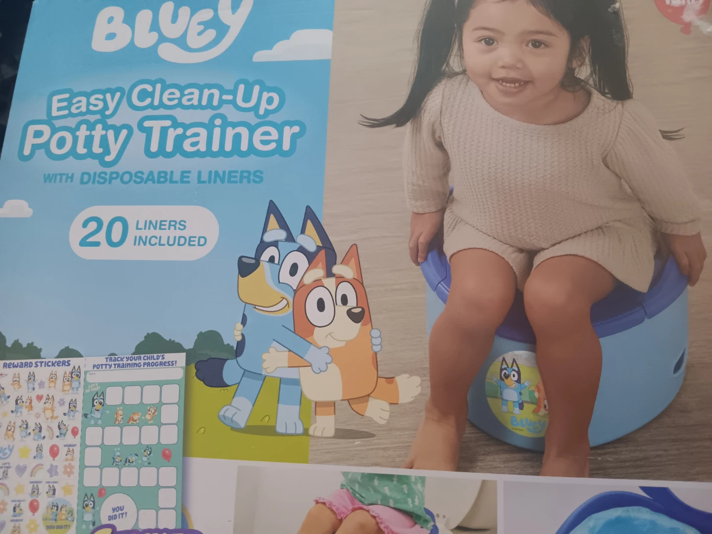 Bluey Easy Clean-Up Potty Trainer with 20 Liners