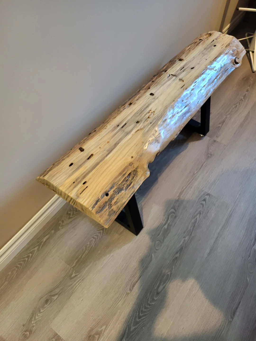 Live Edge Wood Bench - photo 2