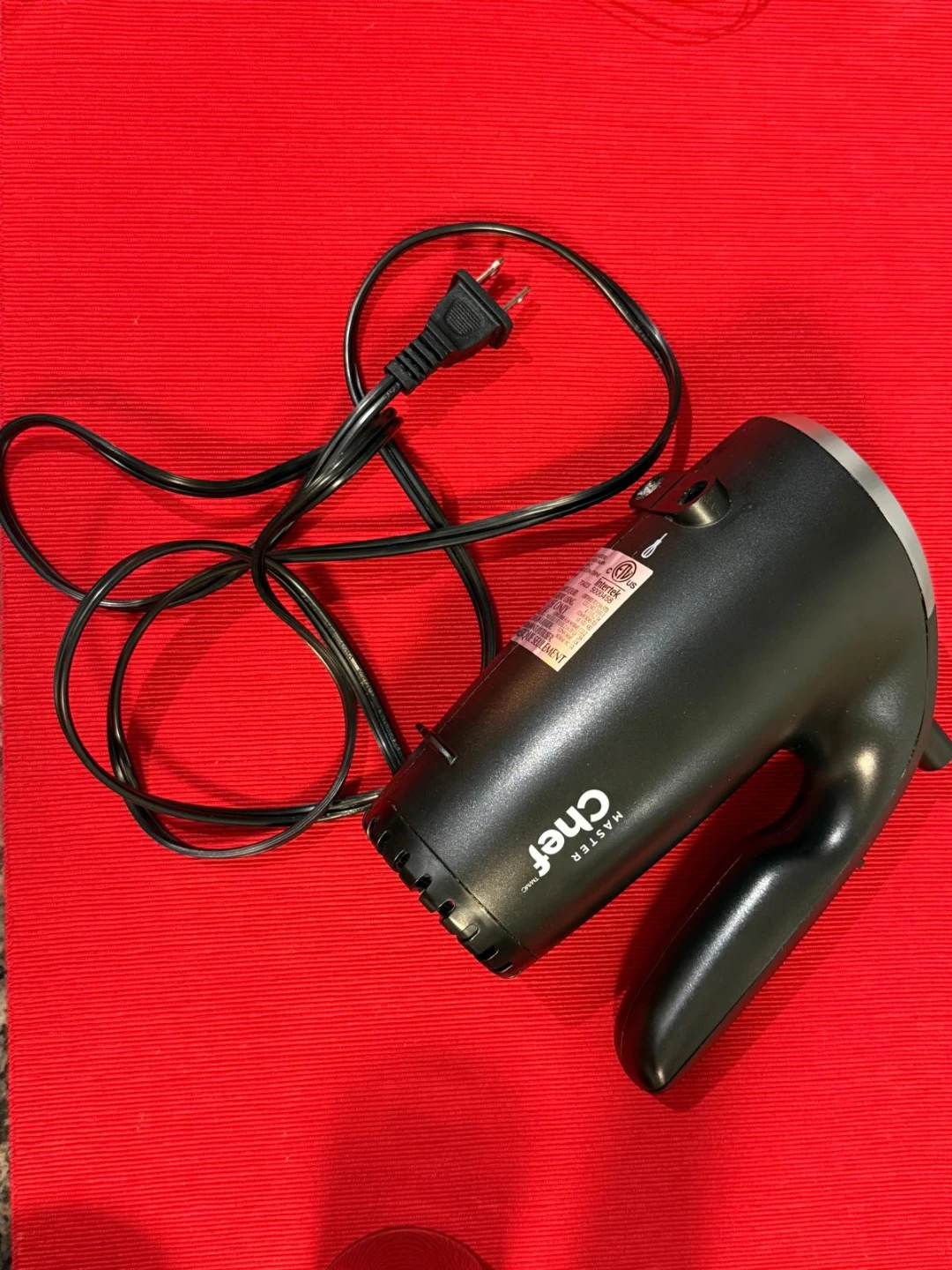 Master Chef Hand Mixer with Beatters and Dough Hooks - photo 3