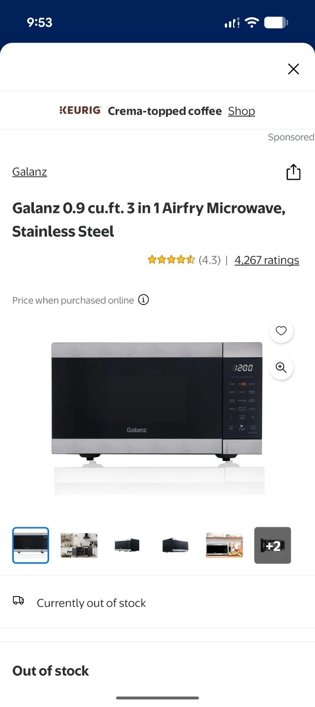 Air fryer microwave combo - photo 2