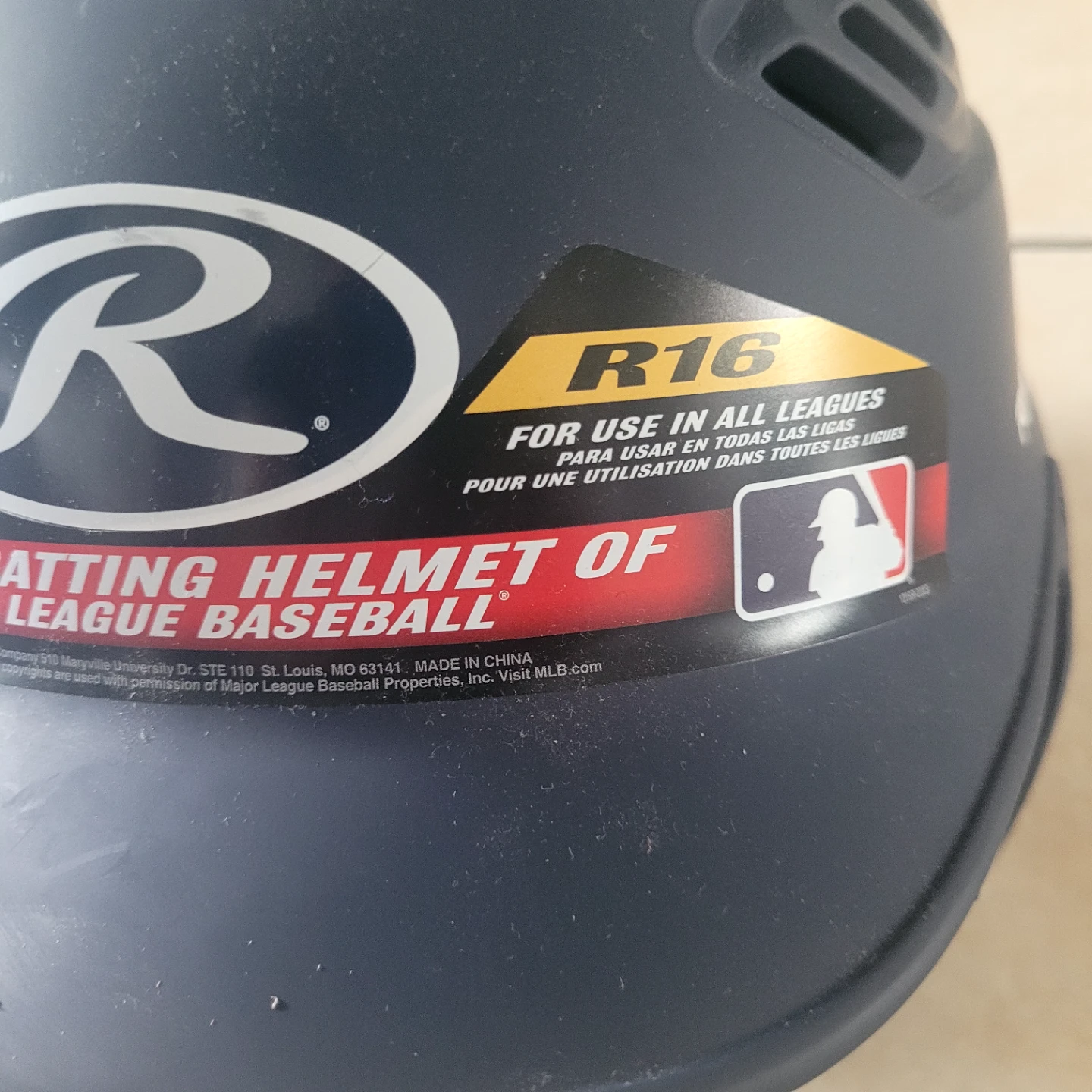 Rawlings Official Major League Baseball Batting Helmet - photo 2