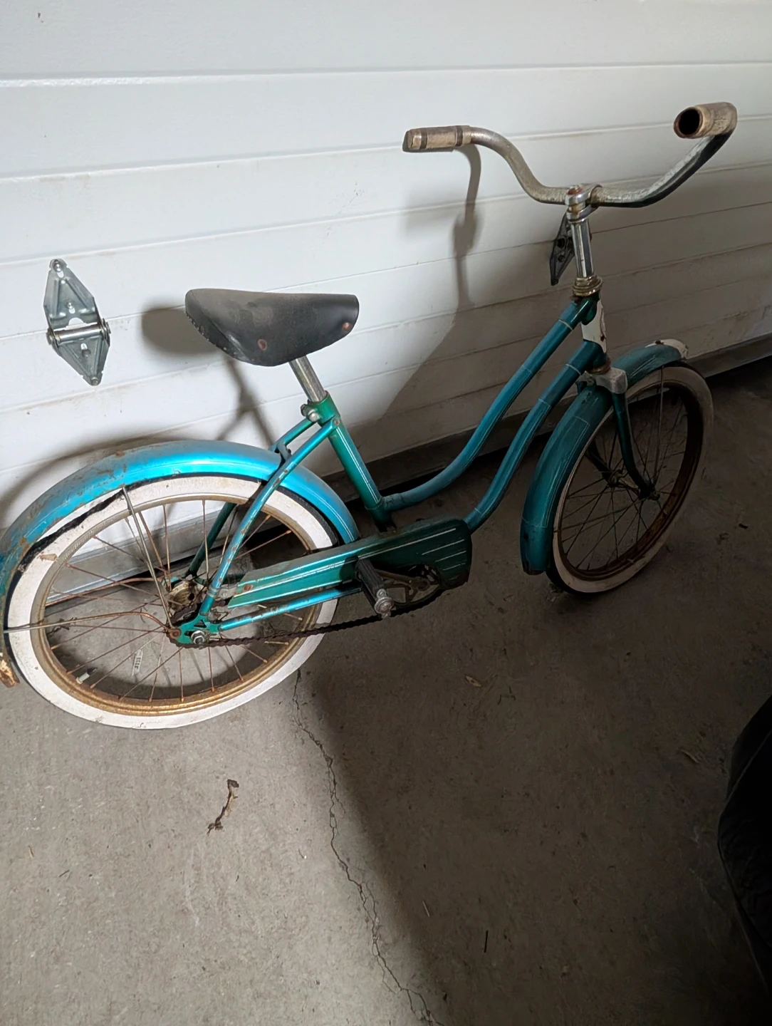 Vintage Teal Cruiser Bicycle