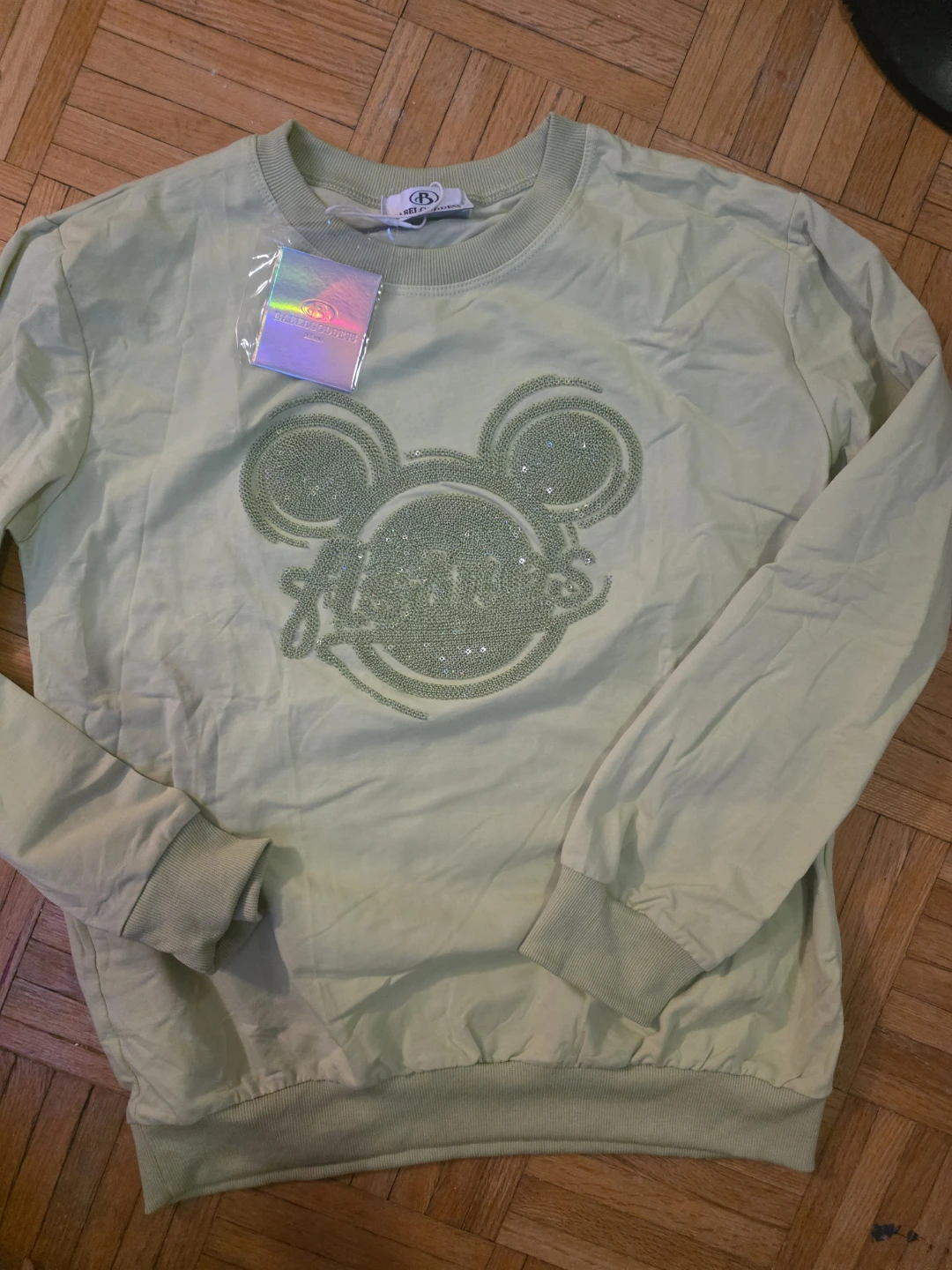 Babel Goddess Mickey Mouse Crewneck Sweatshirt