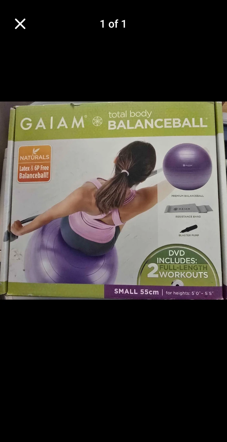 Gaiam Total Body Balance Ball Small 55cm