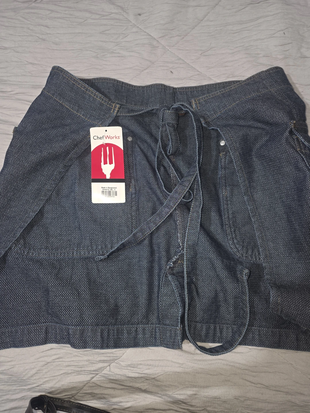 Chef Works Denim Half Bistro Apron - photo 2