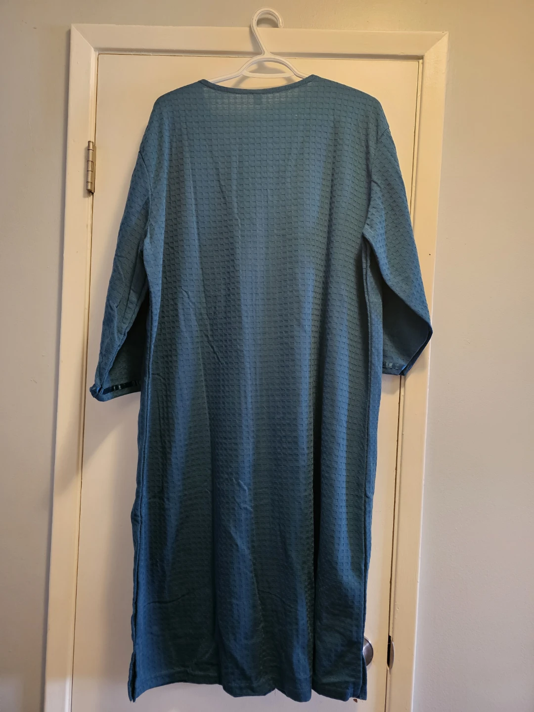 Teal Textured Zipper Robe - 3xxx - photo 2