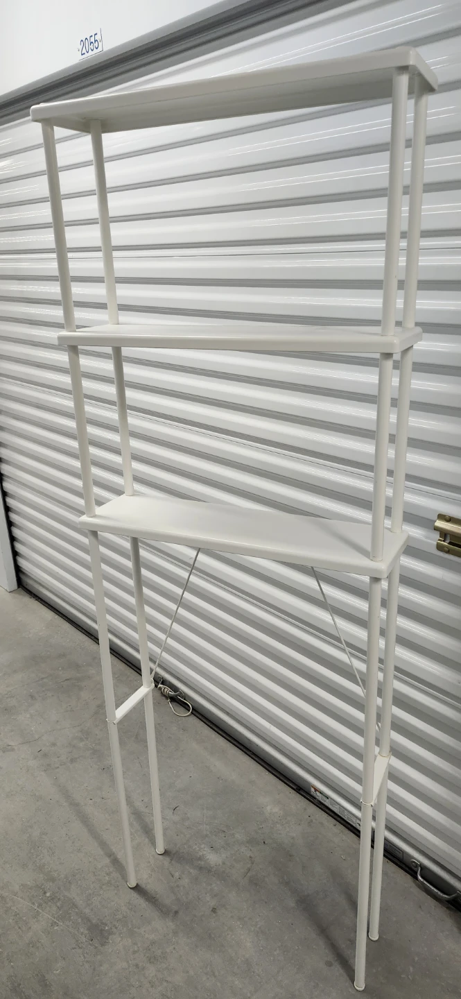 Ikea metal washroom shelf