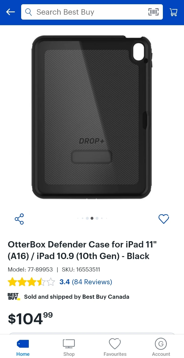 OtterBox Defender Case iPad 10.9" 10th Gen  Black - photo 4