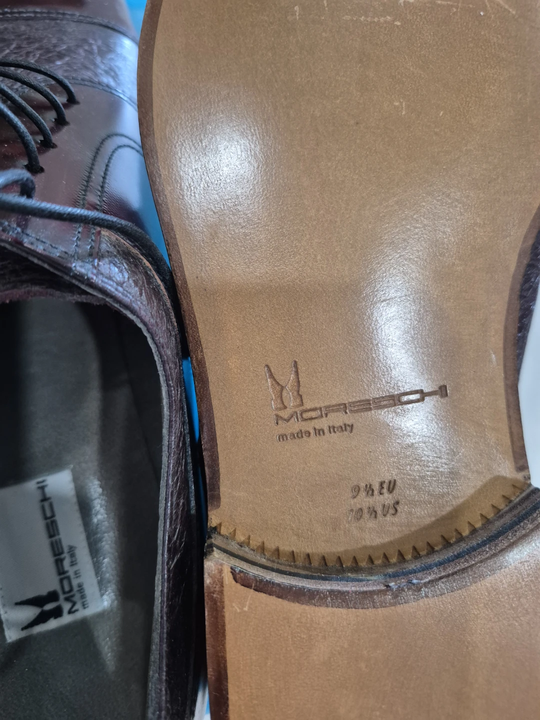 Moreschi Brown Leather Oxford Dress Shoes - photo 4