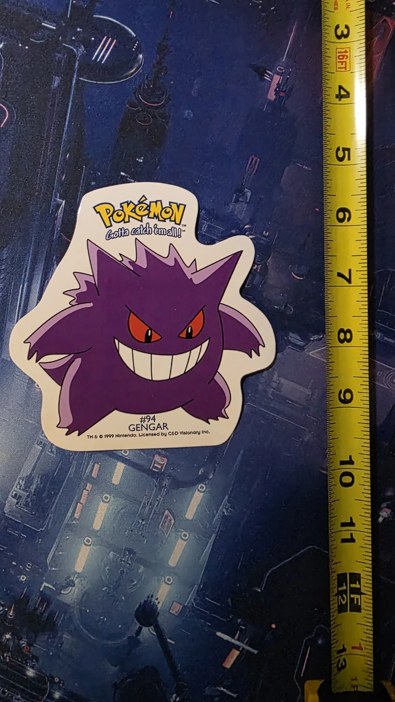 Pokemon Dye Cut Vinyl Stickers - 1999 - photo 3