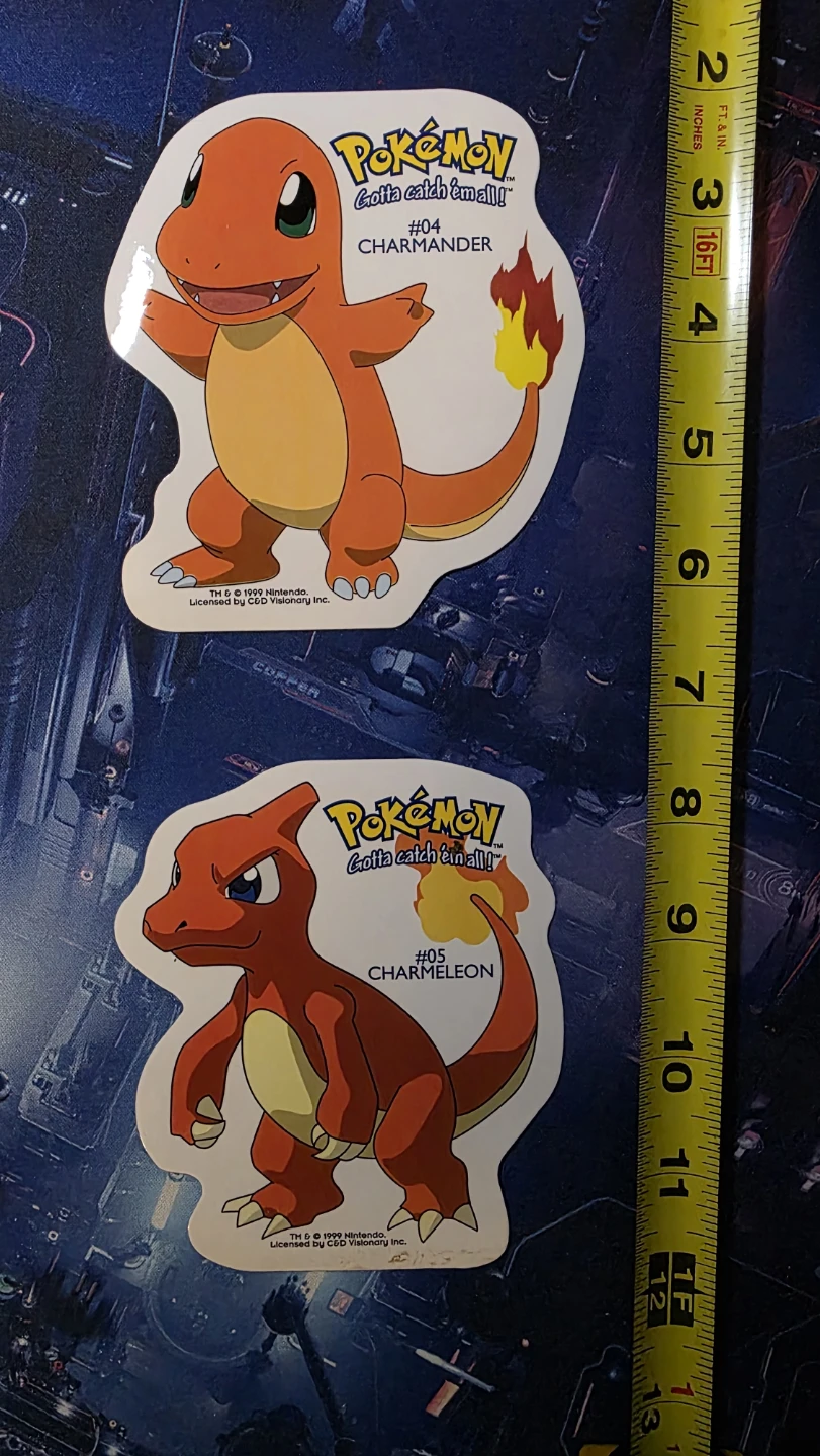 Pokemon Dye Cut Vinyl Stickers - 1999 - photo 4