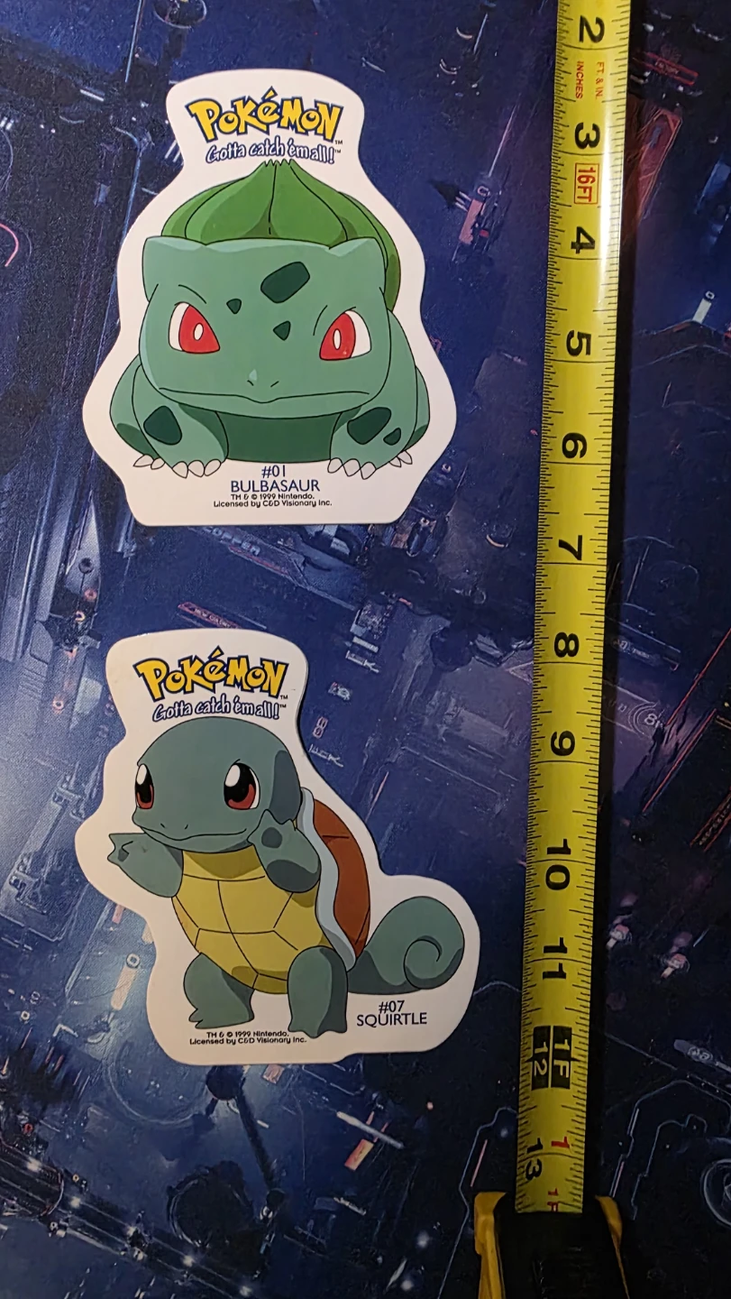 Pokemon Dye Cut Vinyl Stickers - 1999 - photo 5