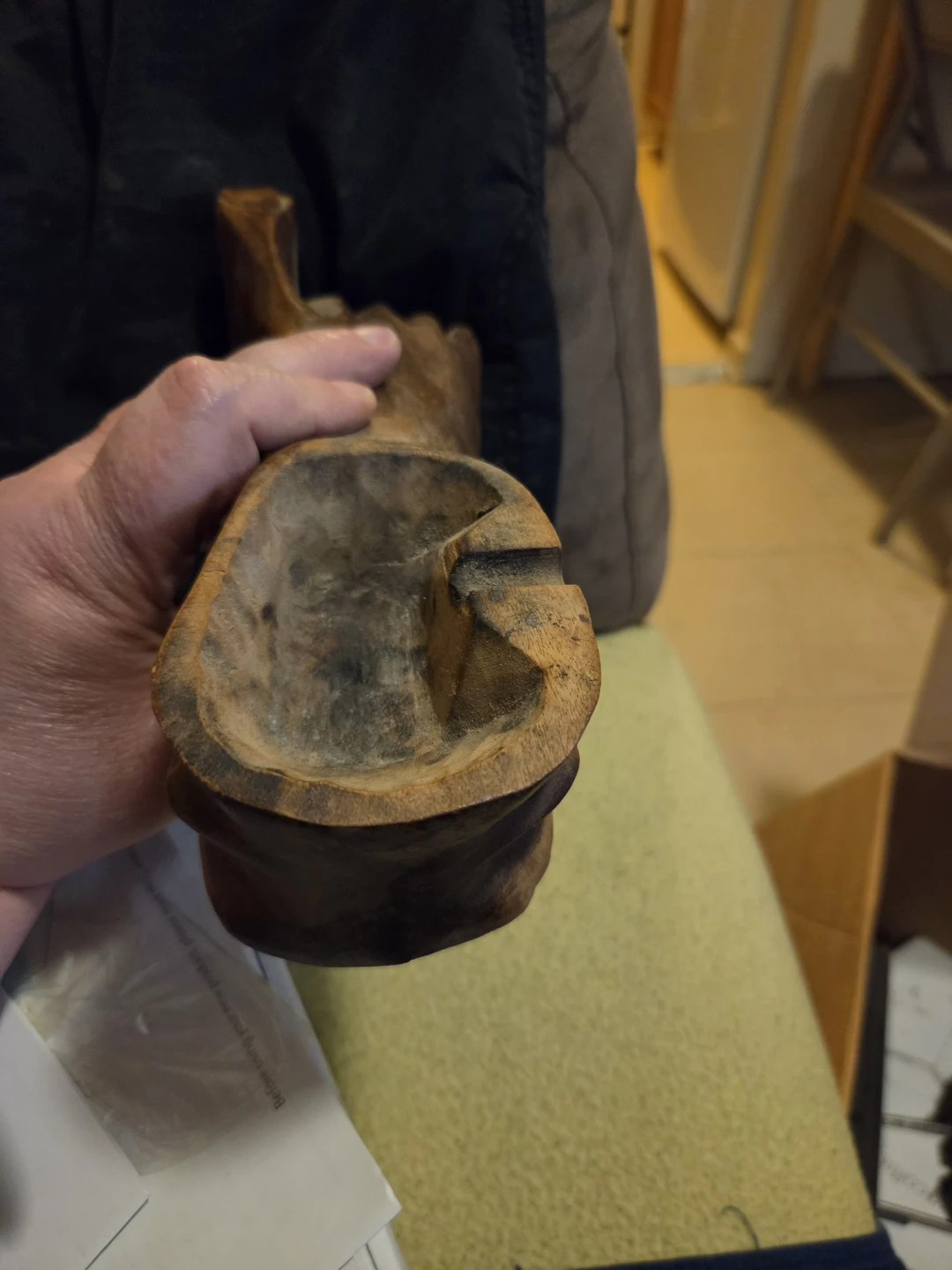Wooden Foot Carving Dish - photo 4