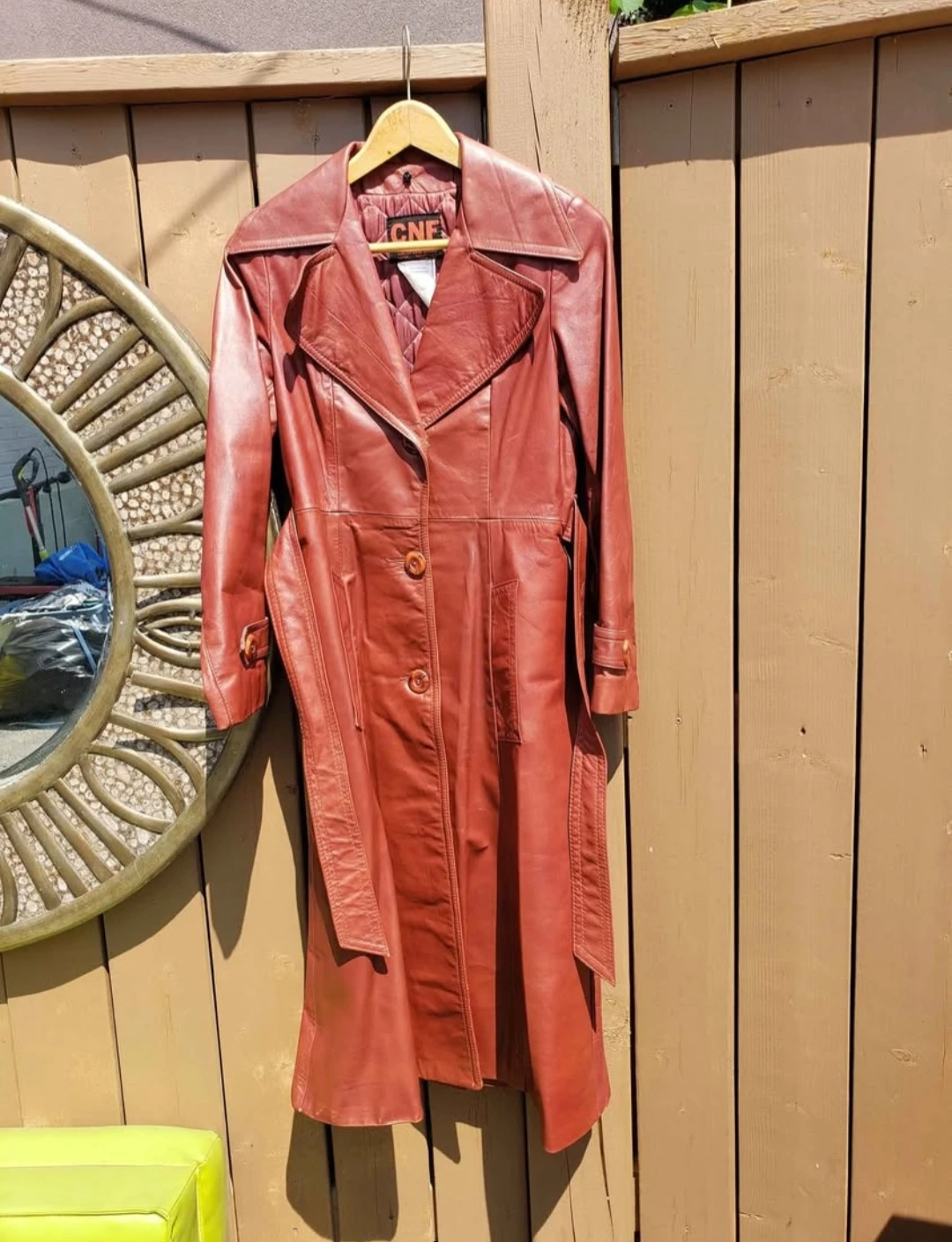 Vintage leather small jacket