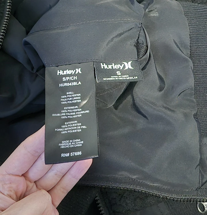 Reversible Black Sherpa Fleece Hooded Jacket - photo 4