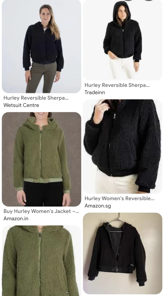 Reversible Black Sherpa Fleece Hooded Jacket - photo 5