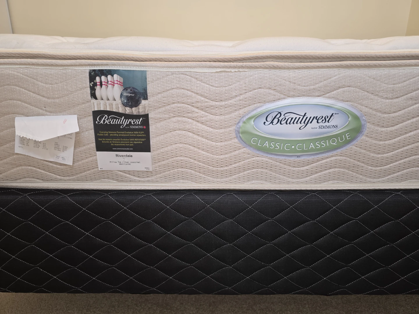 Beautyrest Classic Pillow Top Queen Mattress with box and frame - photo 4