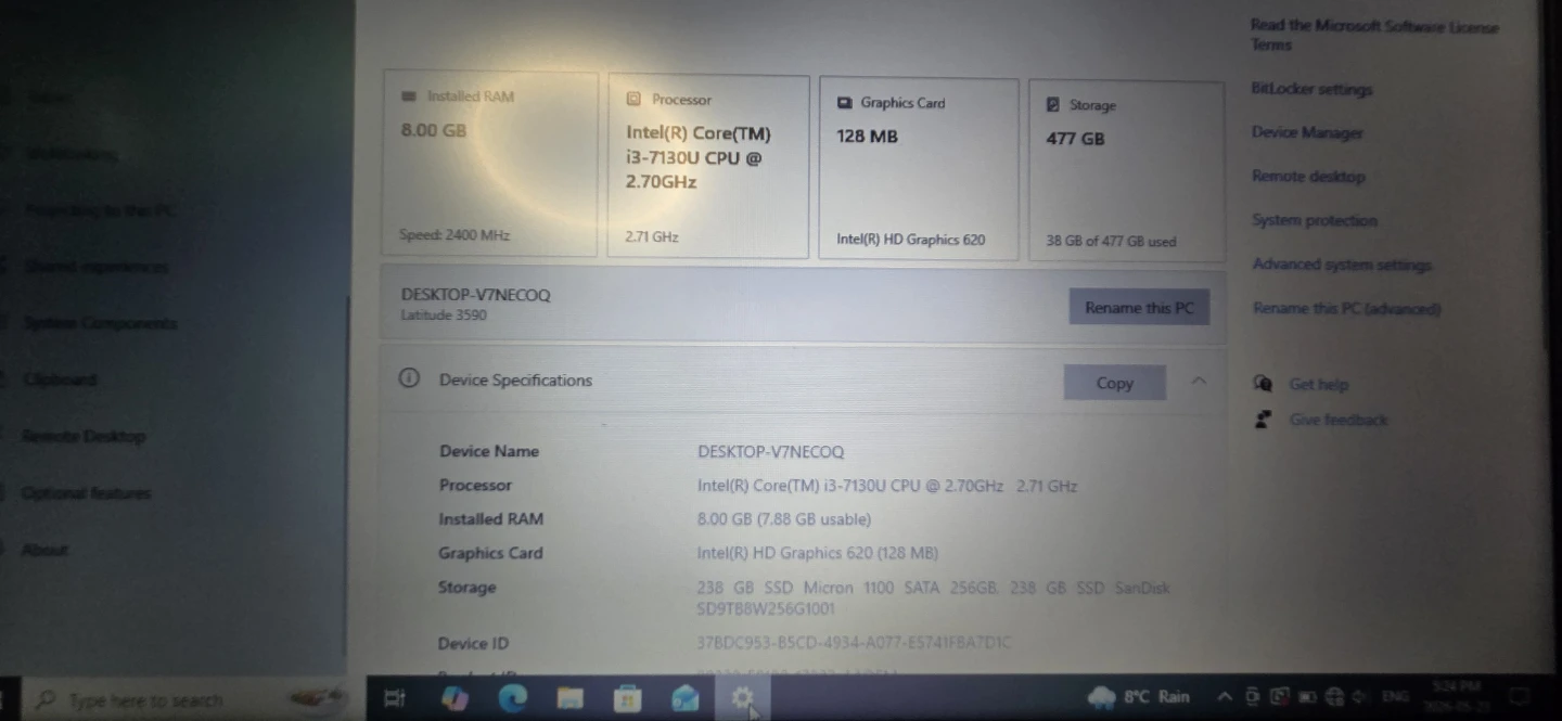 BEST OFFER TAKE IT Dell Latitude 3590 Laptop - photo 3