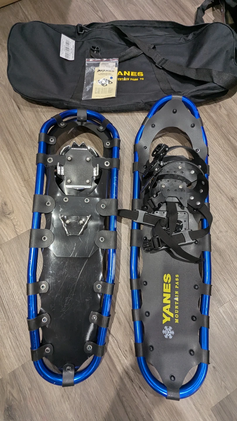 Yanes Aluminum Snowshoes Blue