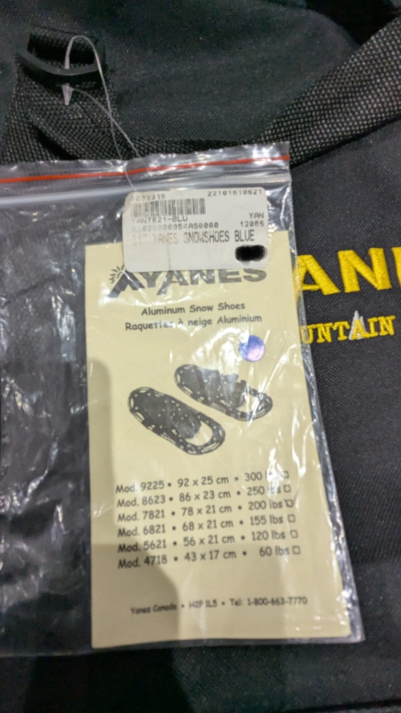 Yanes Aluminum Snowshoes Blue - photo 2