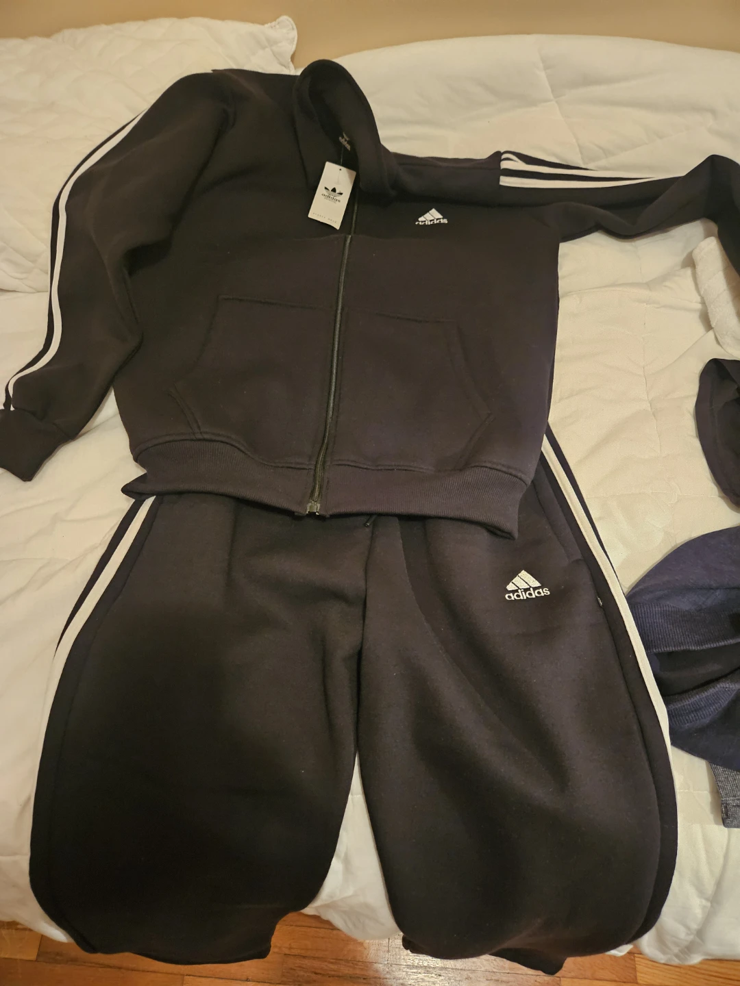 Adidas Full Tracksuit Set - Black - XL