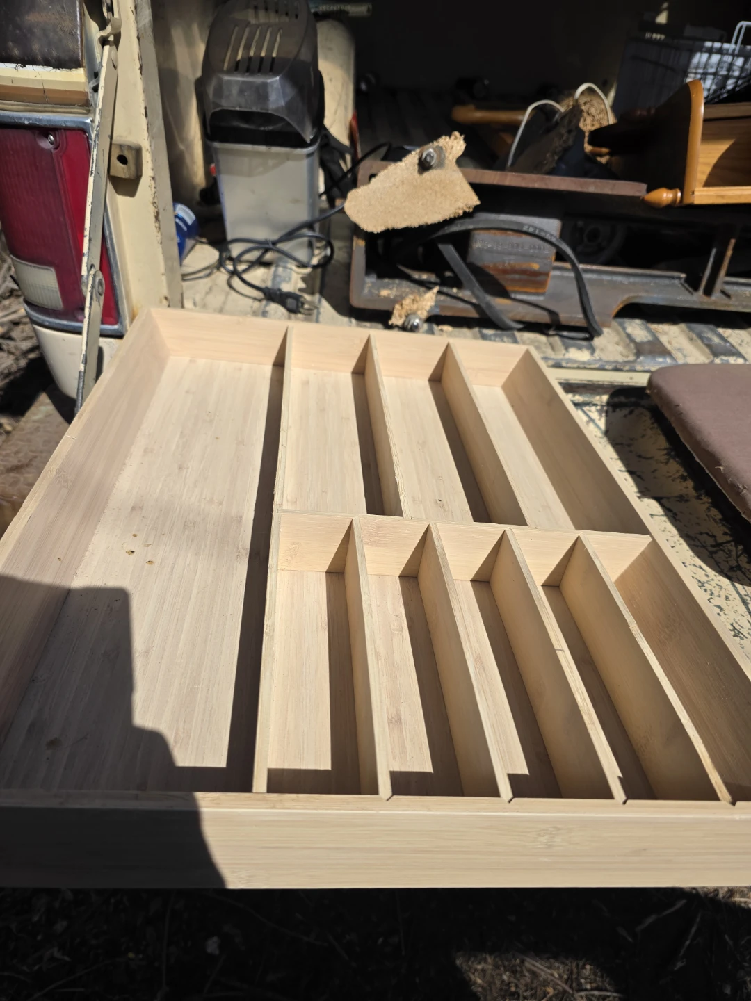Bamboo Cutlery Drawer Organizer - photo 2