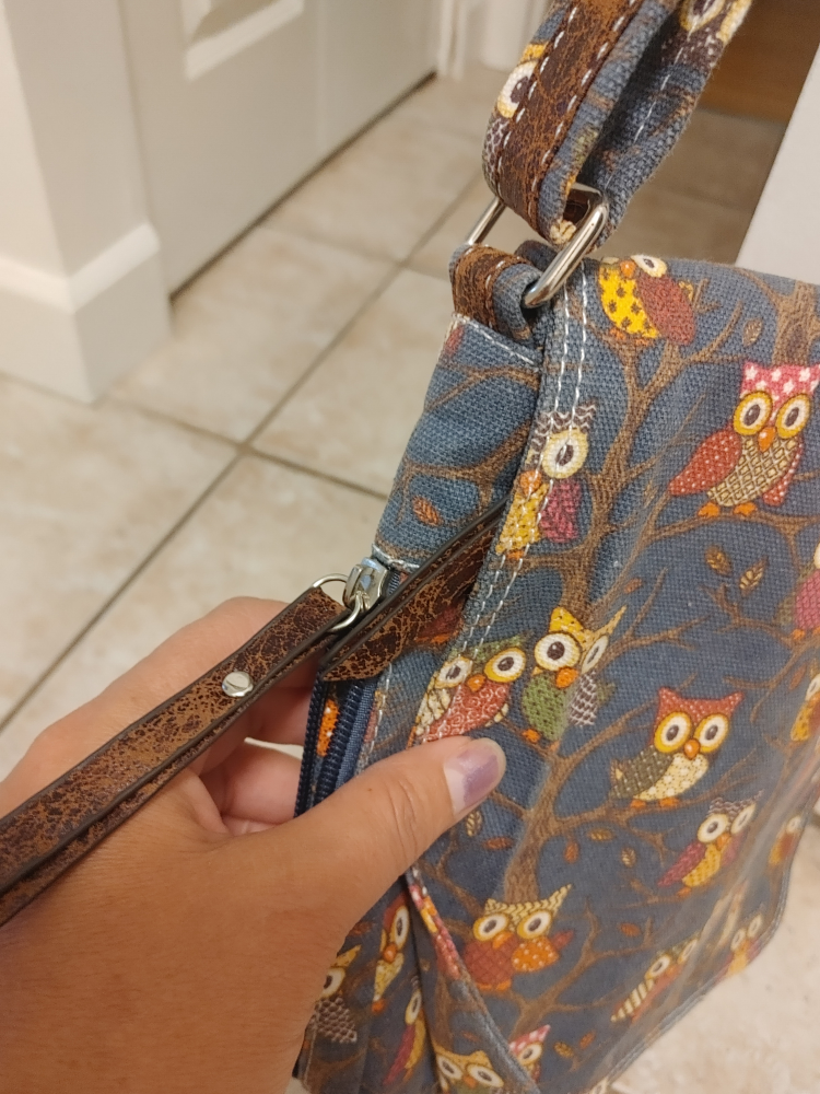 Owl print Crossbody Bag - photo 4