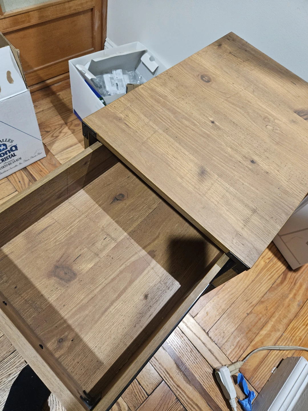 Golden pine 2 drawer file cabinet - photo 3