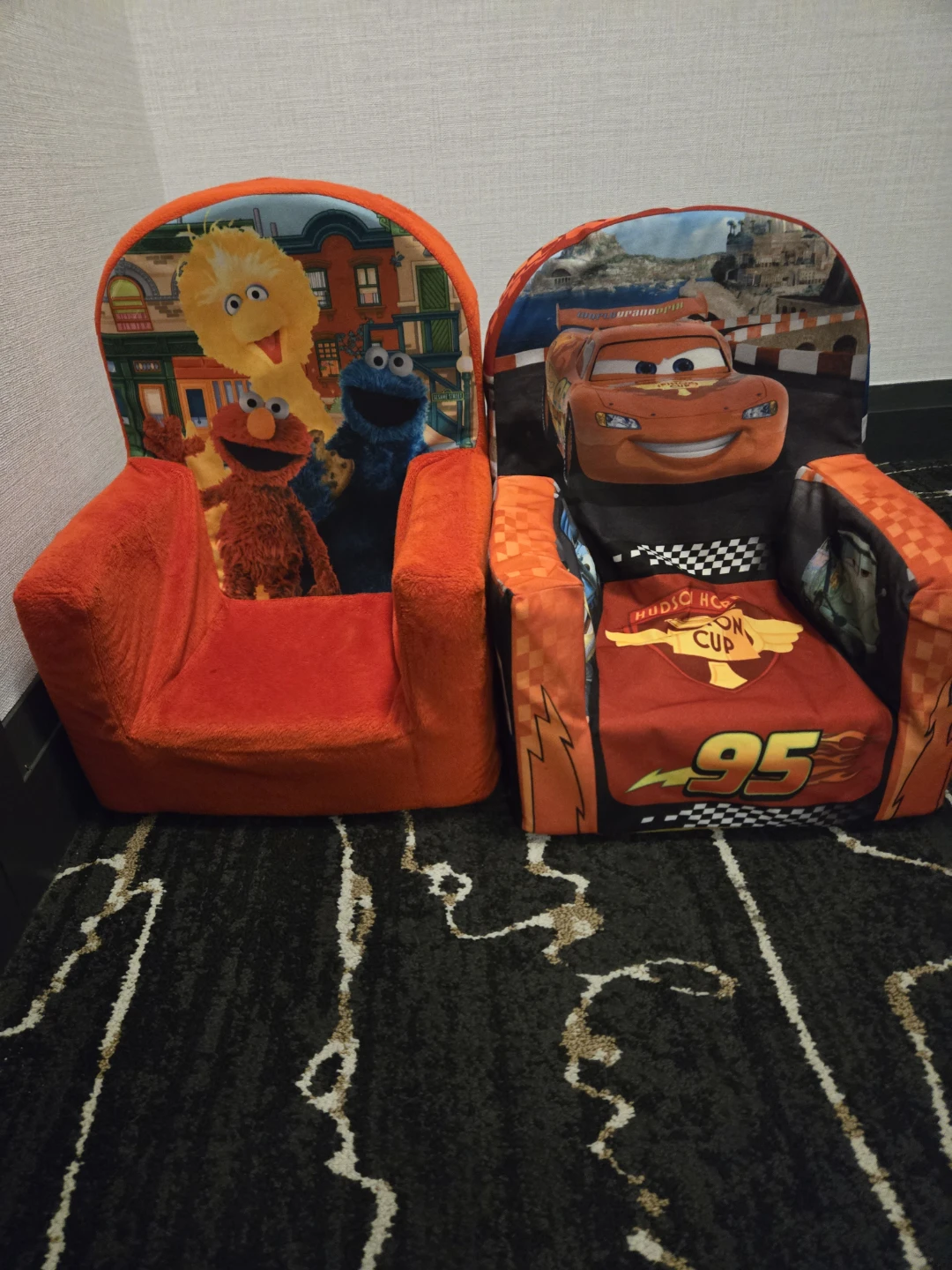 Disney Pixar Cars & Sesame Street Kids Chairs