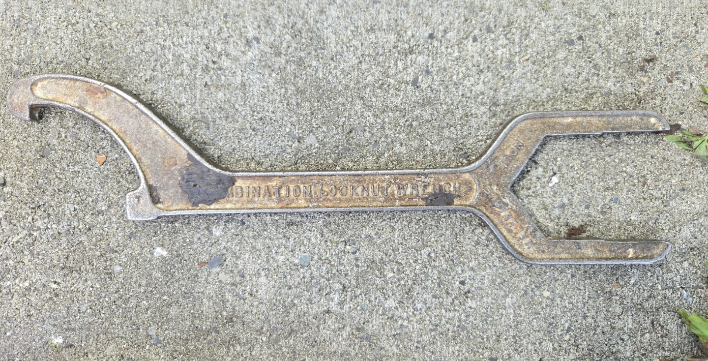 Malleable Iron Combination Locknut Wrench