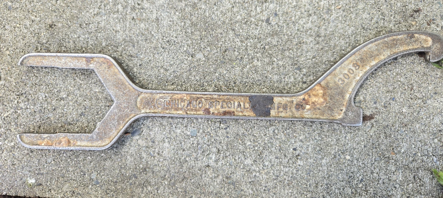 Malleable Iron Combination Locknut Wrench - photo 2