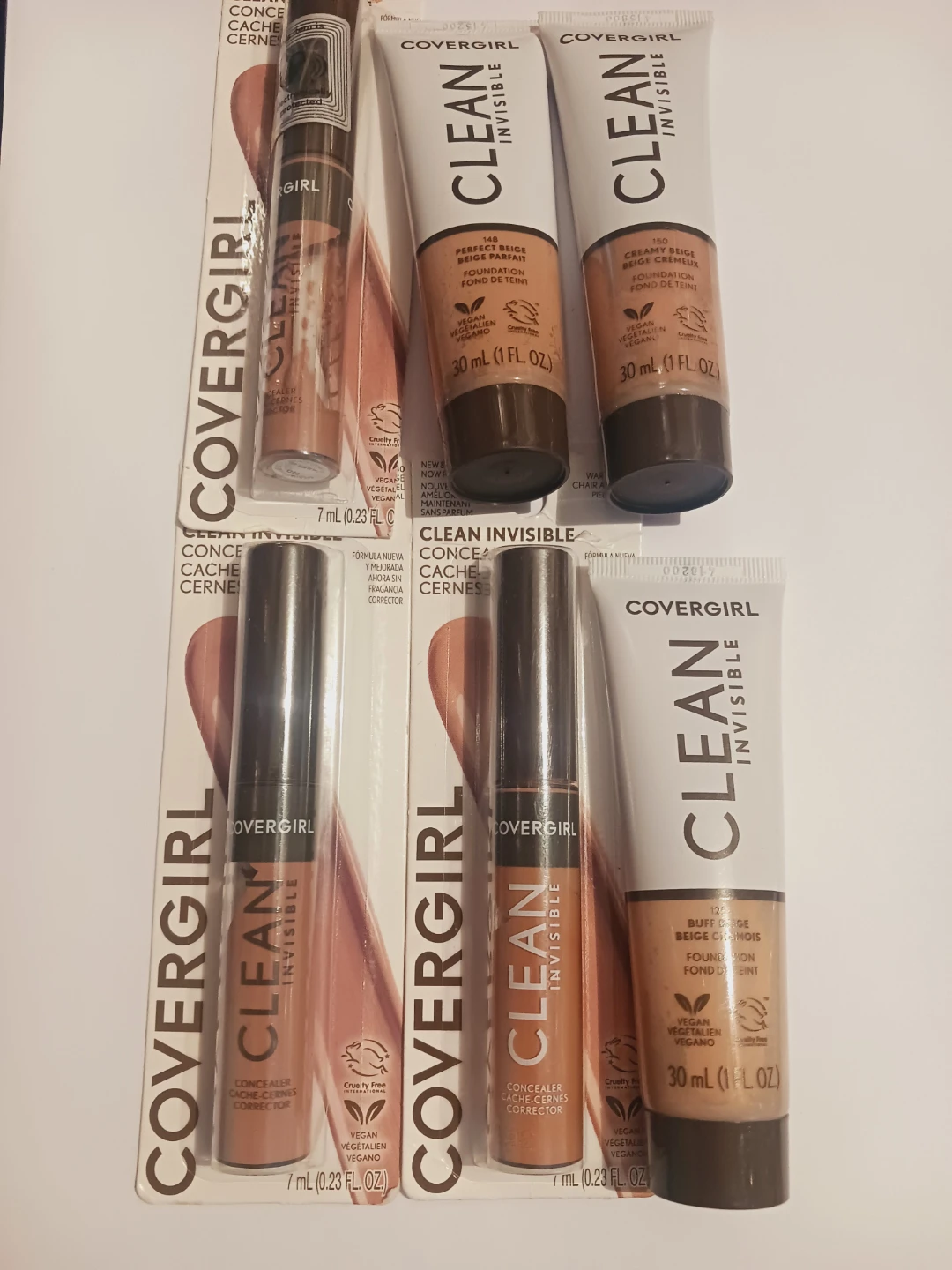New!! $5 each !! Covergirl CleanInvisible Foundations/Concealers - photo 3