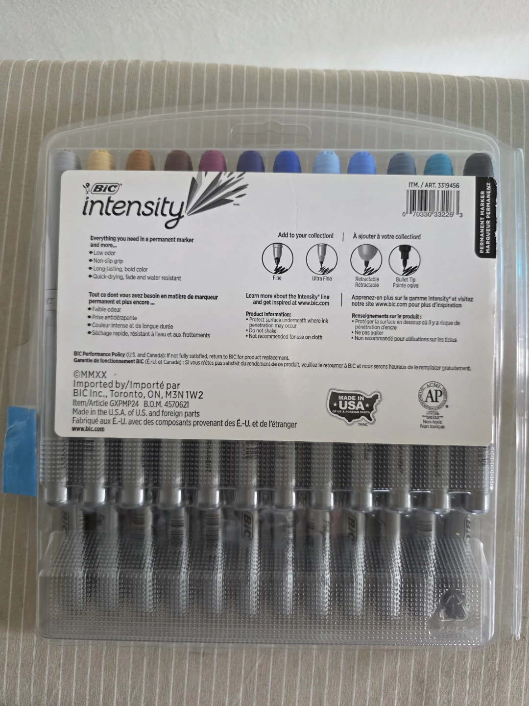 BIC Intensity Permanent Markers - 24 Fine Tip Colours - photo 5