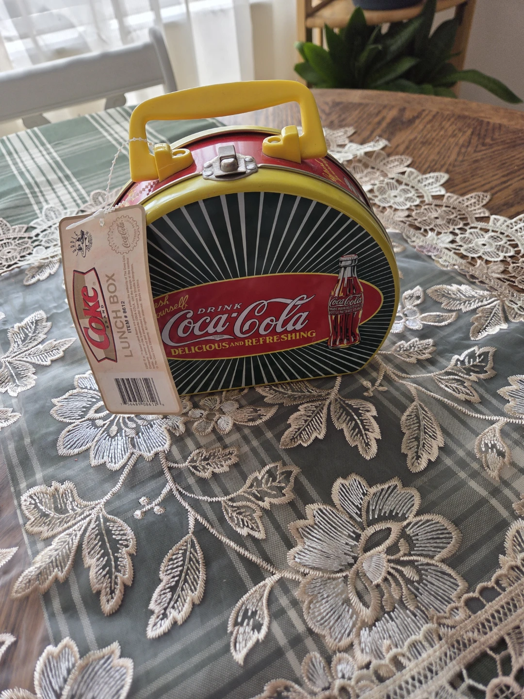 Coca-Cola Metal Lunch Box with Handle
