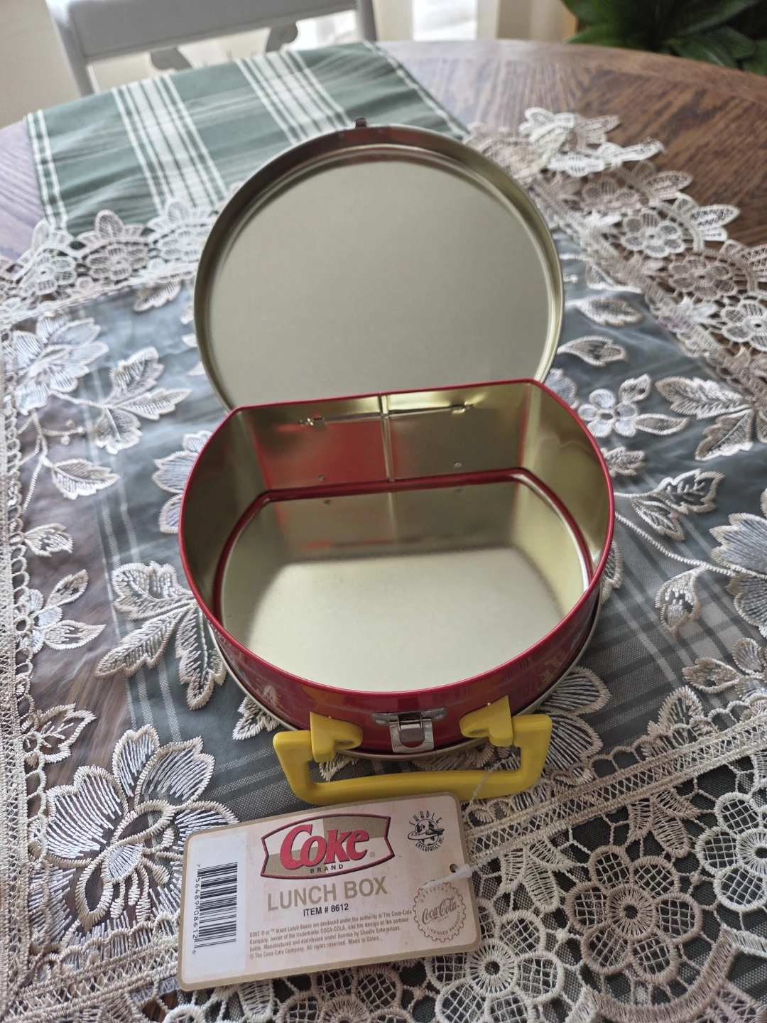 Coca-Cola Metal Lunch Box with Handle - photo 3