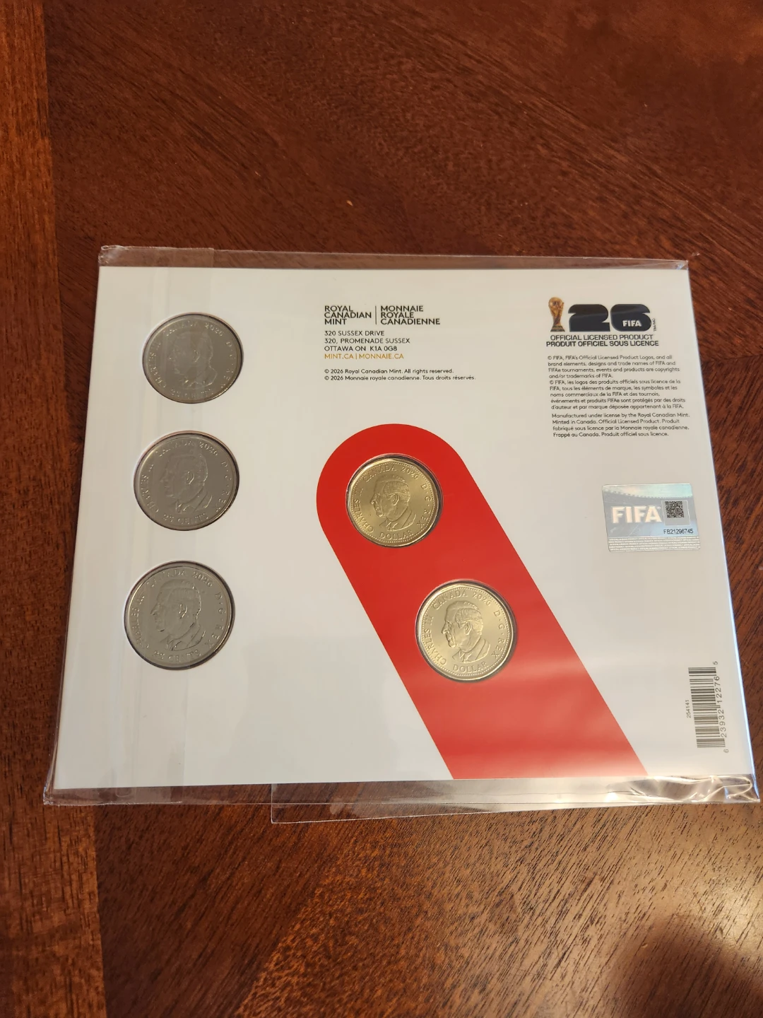 2026 FIFA World Cup 5-Coin Set - Royal Canadian Mint - photo 5