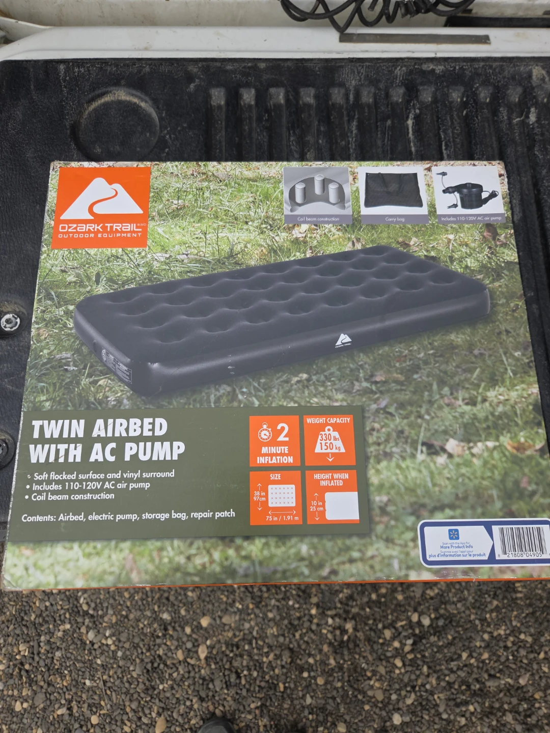 Ozark Trail Twin Airbed with Built-in Pump