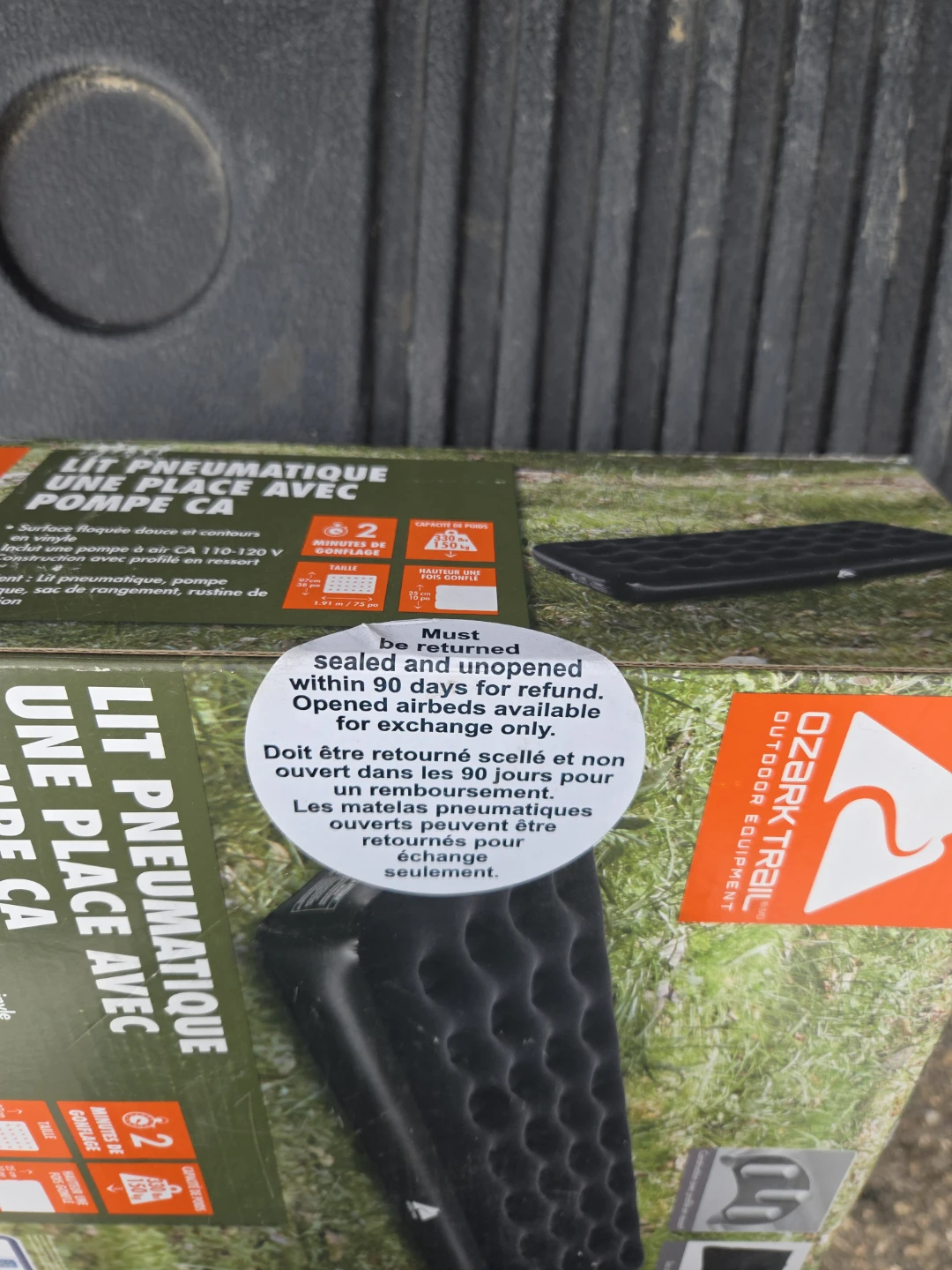 Ozark Trail Twin Airbed with Built-in Pump - photo 3