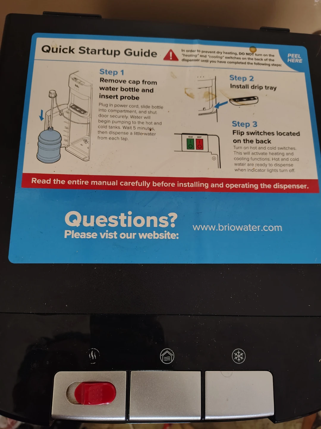 Brio Water Cooler Dispenser - photo 2